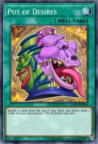 Pot of Desires - RA01-EN056 - Platinum Secret Rare - 1st Edition
